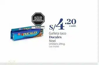 Makro Galleta taco ducales oferta
