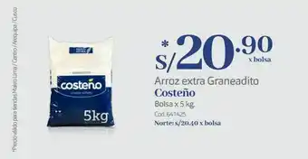 Makro Arroz extra graneadito costeño oferta
