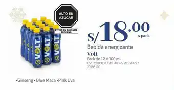 Makro Bebida energizante volt oferta