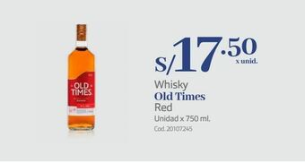 Makro Whisky old times oferta