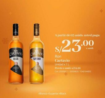 Makro Ron cartavio oferta