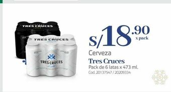 Makro Cerveza tres cruces oferta