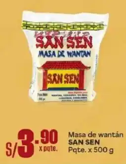 Makro San sen masa de wantán oferta