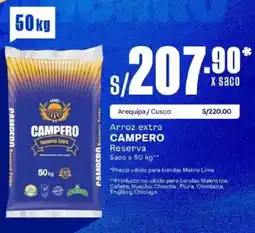 Makro Campero arroz extra reserva oferta