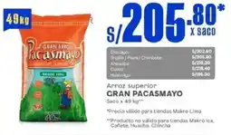 Makro Gran chalan arroz extra añejo oferta