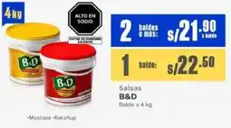 Makro B&d salsas balde oferta