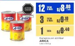 Makro Arica duraznos en almibar oferta