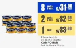 Makro Campomar filete de atún en aceite vegetal oferta