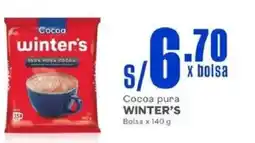 Makro Winter's cocoa pura bolsa oferta