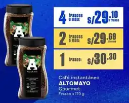 Makro Altomayo café instantáneo gourmet oferta