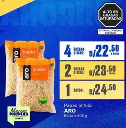 Makro Aro papas al hilo oferta