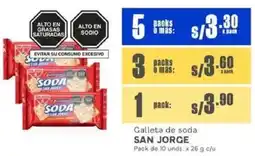 Makro San jorge galleta de soda oferta