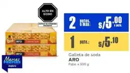 Makro Aro galleta de soda oferta
