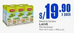 Makro Laive mezcla láctea sin lactosa oferta