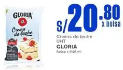 Makro Gloria crema de leche uht bolsa oferta