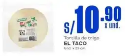 Makro El taco tortilla de trigo oferta