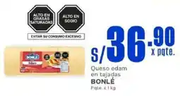 Makro Bonlé queso edam en tajadas oferta