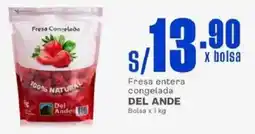 Makro Del ande fresa entera congelada bolsa oferta