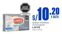 Makro Laive queso cremoso rectangular caja oferta