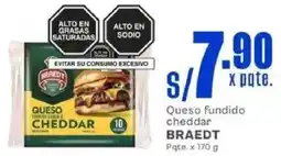 Makro Braedt queso fundido cheddar oferta