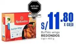 Makro Redondos buffalo wings caja oferta