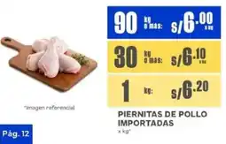 Makro Piernitas de pollo importadas oferta