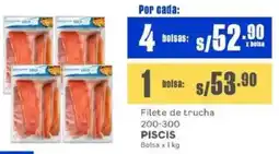 Makro Piscis filete de trucha oferta