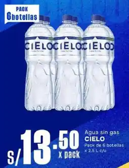 Makro Cielo agua sin gas oferta