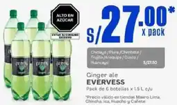 Makro Evervess ginger ale oferta