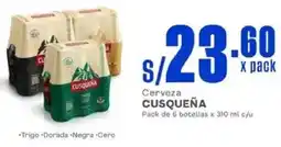 Makro Cusqueña cerveza oferta