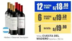 Makro Cuesta del madero vino oferta