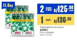 Makro Ariel detergente en polvo oferta