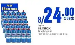 Makro Clorox lejía tradicional oferta