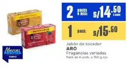 Makro Aro jabón de tocador fragancias variadas oferta