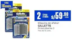 Makro Gillette máquina de afeitar prestobarba 3 oferta