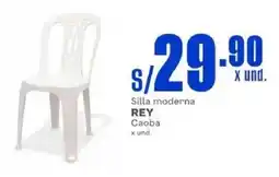 Makro Rey silla moderna caoba oferta