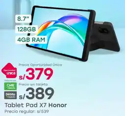 Tottus Honor tablet pad x7 oferta