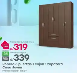 Tottus Ropero casa joven oferta