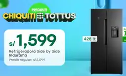 Tottus Indurama refrigeradora side by side oferta