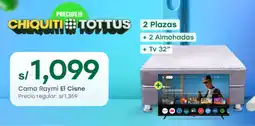 Tottus El cisne cama raymi oferta
