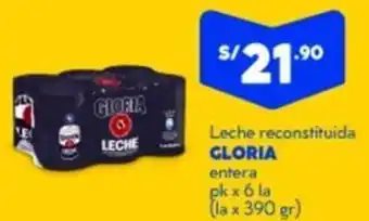 Mass Gloria leche reconstituida entera oferta