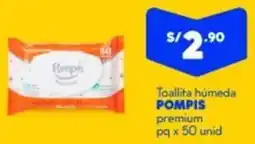 Mass Pompis toallita húmeda premium oferta