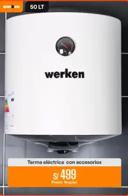 Promart Werken terma eléctrica con accesorios oferta