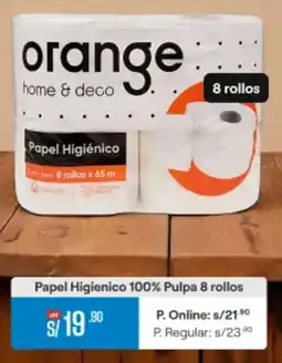 Promart Papel higienico 100% pulpa oferta