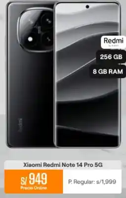 Promart Xiaomi redmi note 14 pro 5g oferta