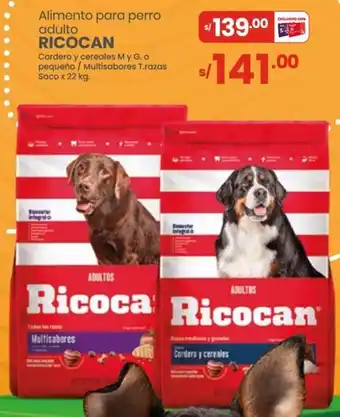 Vega Ricocan alimento para perro adulto oferta