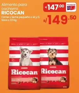 Vega Ricocan alimento para cachorro oferta