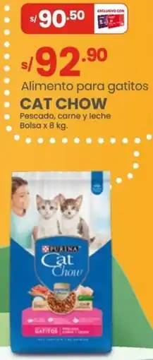 Vega Cat chow alimento para gatitos oferta