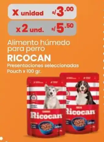 Vega Ricocan alimento húmedo para perro oferta