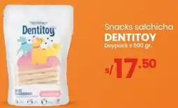 Vega Dentitoy snacks salchicha doypack oferta